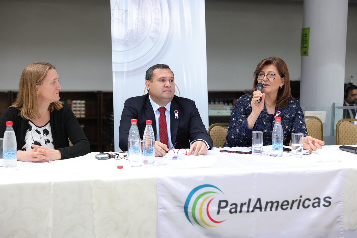 The final declaration on democracy and human rights has been adopted by the parliamentary delegations at #ParlAmericas2024 #ParlAmericasOPN. It was read in the meeting's closing by: Carolina Delgado🇨🇷, Hon. Leo Cato 🇬🇩 & @JoseMedeirosMT🇧🇷 🖊️Available at bit.ly/3wCTPev