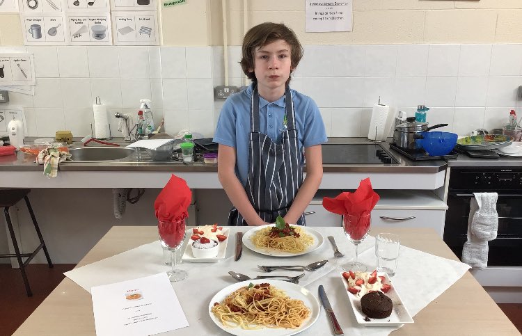 Congratulations to Abby Fuery who got through to Rotary junior Chef Ireland Competition in TUS Limerick on Wednesday 15th May.  Well Done to Lukas Kriunas and Jaswitha Koukuntla who did us proud today at the Rotary Junior Chef Regional Final.