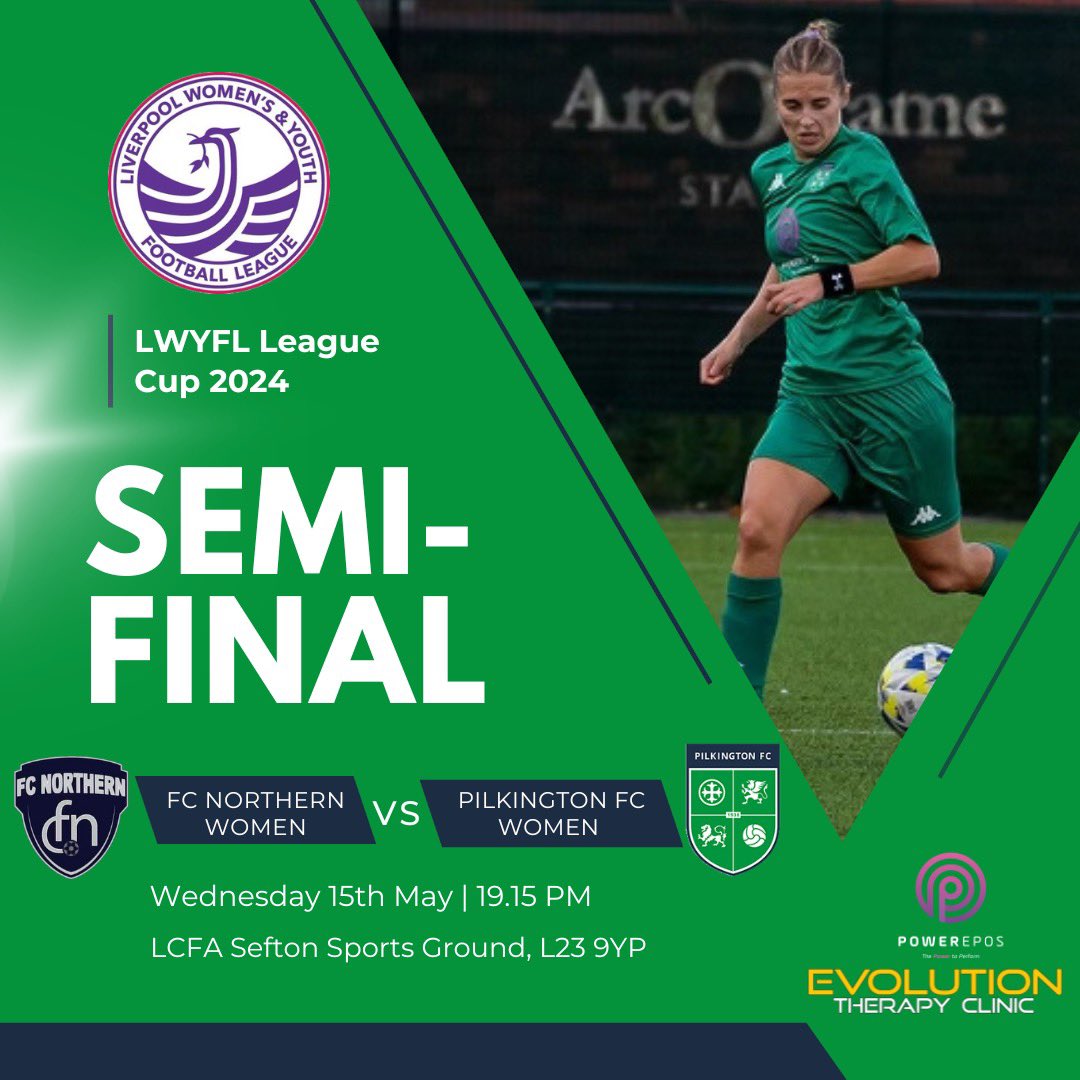 ⚽️Upcoming Match⚽️ We take on @FCNLadies in the League Cup Semi-Final next Wednesday at LCFA Sefton. Come join us and support the girls💚 #upthepilks #greenarmy #womensfootball #sthelens #liverpool #pilksfamily