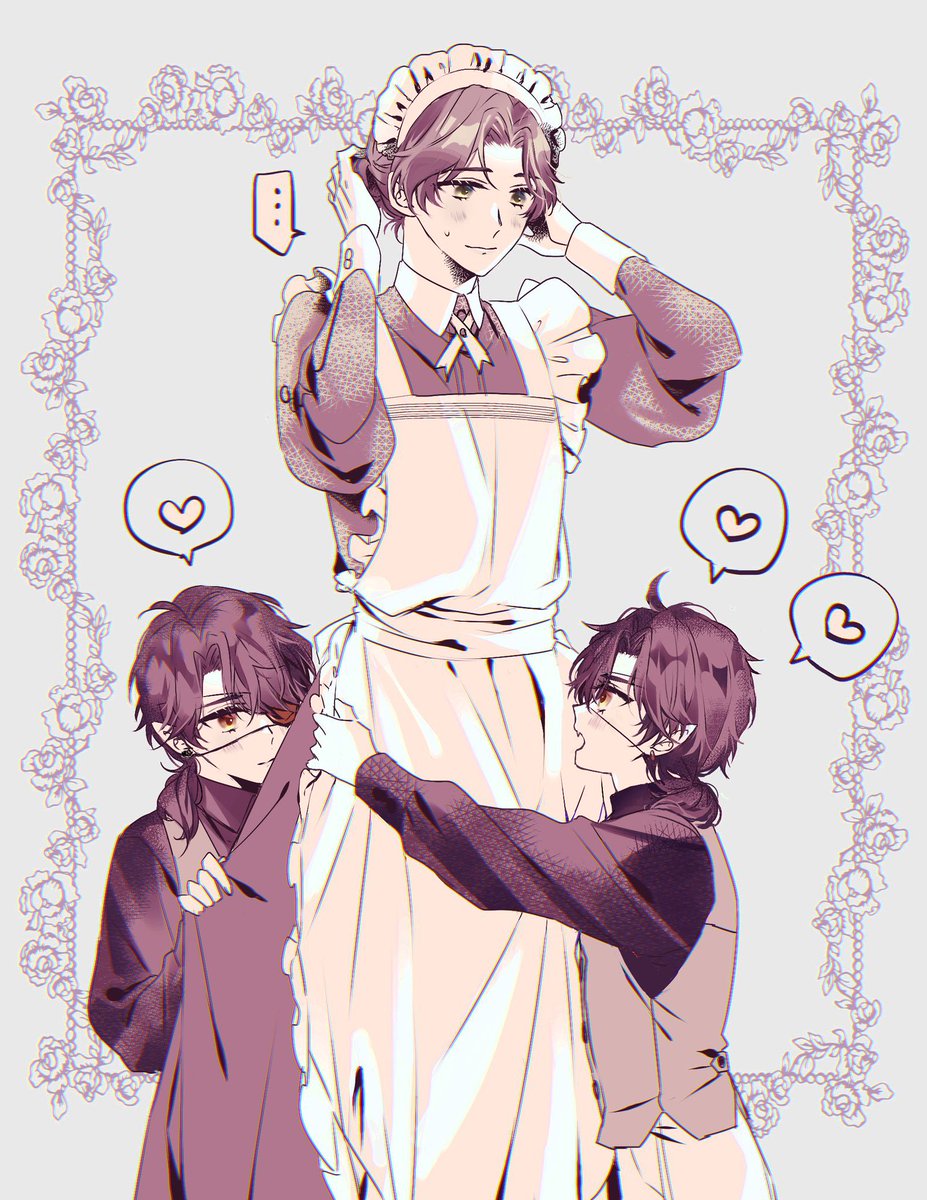 メイドの日なのに何も描けなかったので前に描いた男妈妈置いとこ…🦇
またリベンジしたい… 