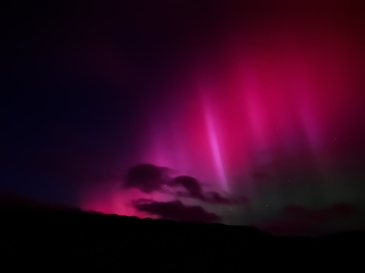 🔴 #AHORA | Tormenta solar: Auroras australes en Nueva Zelanda.