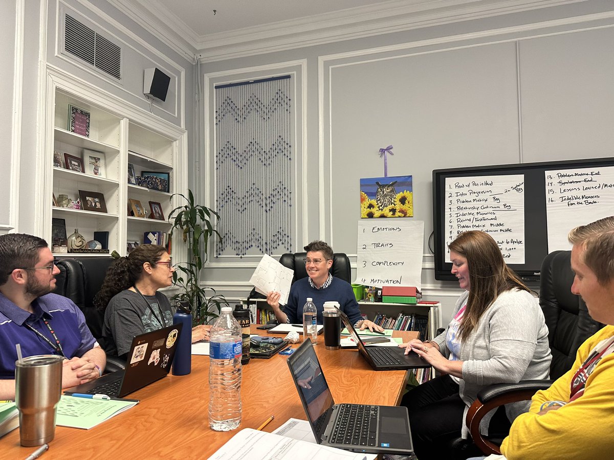 The middle school teachers @rvcschools are joining forces to revolutionize the way we approach reading! Through collaboration, they're developing engaging and dynamic reading practices that promise to ignite a passion for literature among students. #MiddleSchoolMagic #GameOnRvc