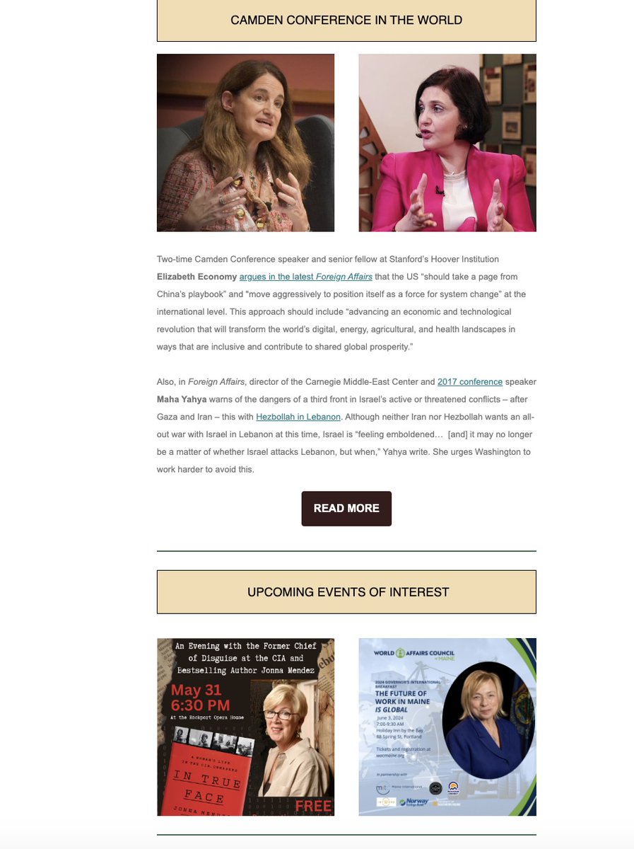 April showers bring May flowers. Well, our May Newsletter brings you the latest updates and insights! 📷 Check your email inbox for this month's edition! #CamdenConference #CCDemocracy2025