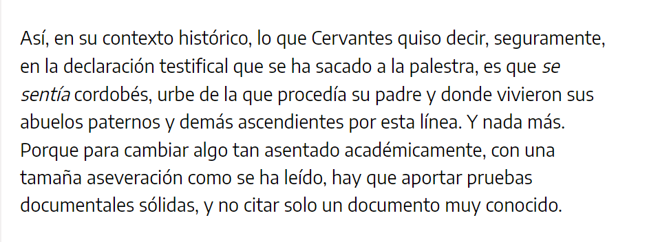 libredesde1982's tweet photo. Siempre con estas cosas me acuerdo de Azorín y de su conversación sobre los académicos en El Toboso. Les habría encantado leer esto de "lo que Cervantes quiso decir, seguramente", jajajaja.
https://t.co/gVkvalQENB https://t.co/wR8KMA3kx6