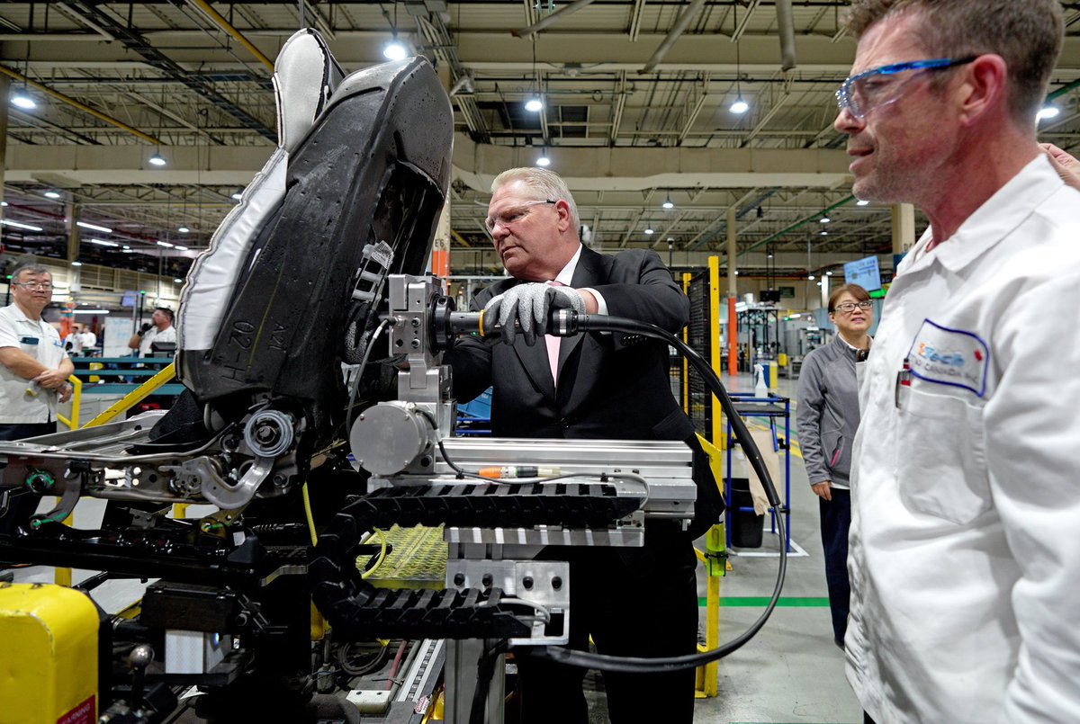 Today, I visited TS Tech Canada Inc and Eurospec Manufacturing Inc in York Region and met some of the great manufacturing workers who are building Ontario’s auto sector. Ontario is a global leader in automotive manufacturing, with a world-class supply chain that is creating