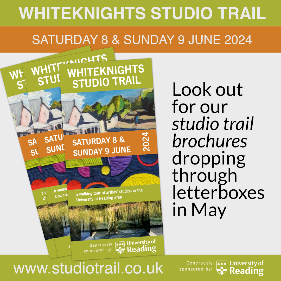 NATASHA ZAVIALOV: PAINTINGS, COLLAGES, DRAWINGS, MIXED MEDIA
Also showing at venue 20:
MICHAEL ZAVIALOV: PAINTINGS, DRAWINGS
Mark the 8th and 9th on your calendars. We look forward to seeing you.
 #wst2024 #whiteknightsstudiotrail #wstreadinguk #rdguk