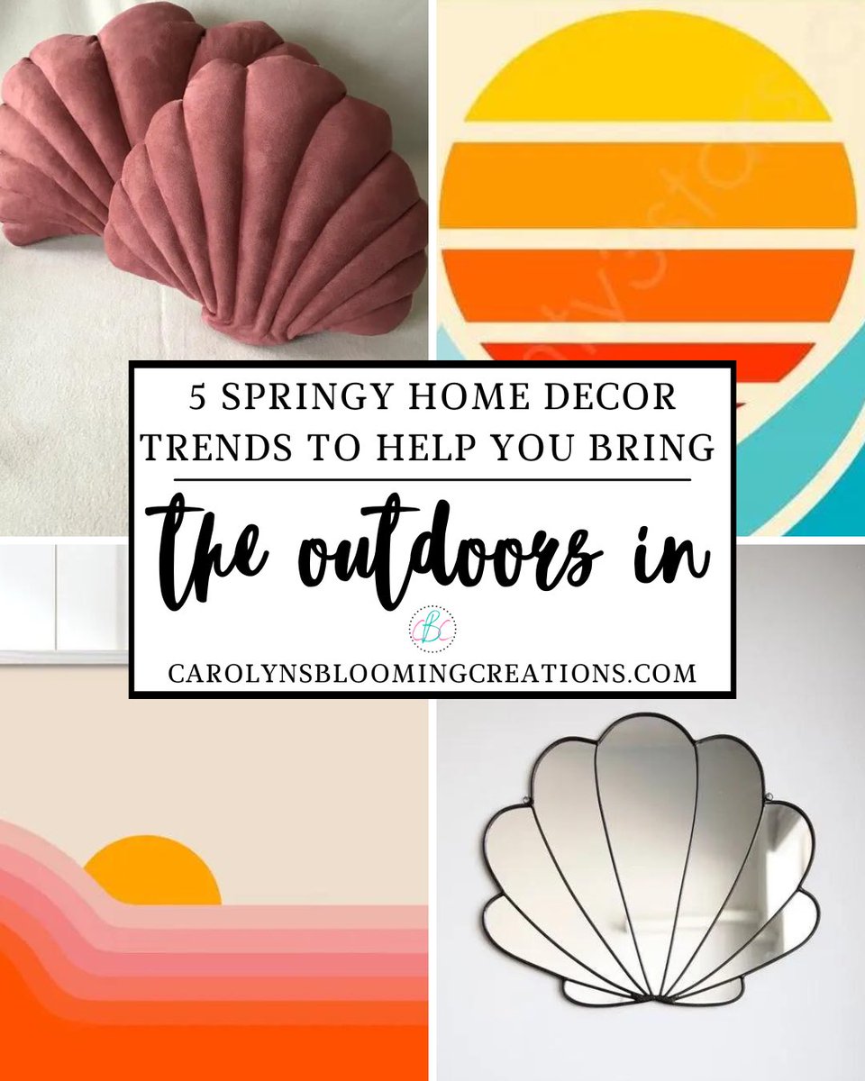 The cutest seashell pillows 🐚🥰
Some cute spring/summer home decor trends that are sticking around can be found in our latest syndicated article collaboration with StyleCaster 🏡 Article link: carolynsbloomingcreations.com/itsabradenfull…
#homedecor #designtrends