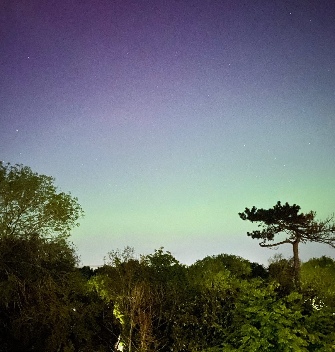 #aurora in north west london UK!