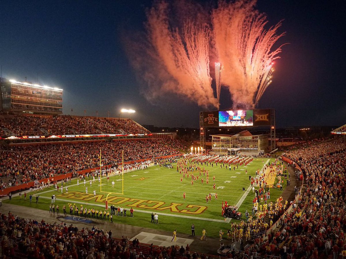 #AGTG After a great conversation with @Coach_Kratch I am blessed to receive an offer from Iowa State‼️‼️ @CoachJacobsonTJ @BradyDavis10 @BearEarp @TJCFOOTBALL