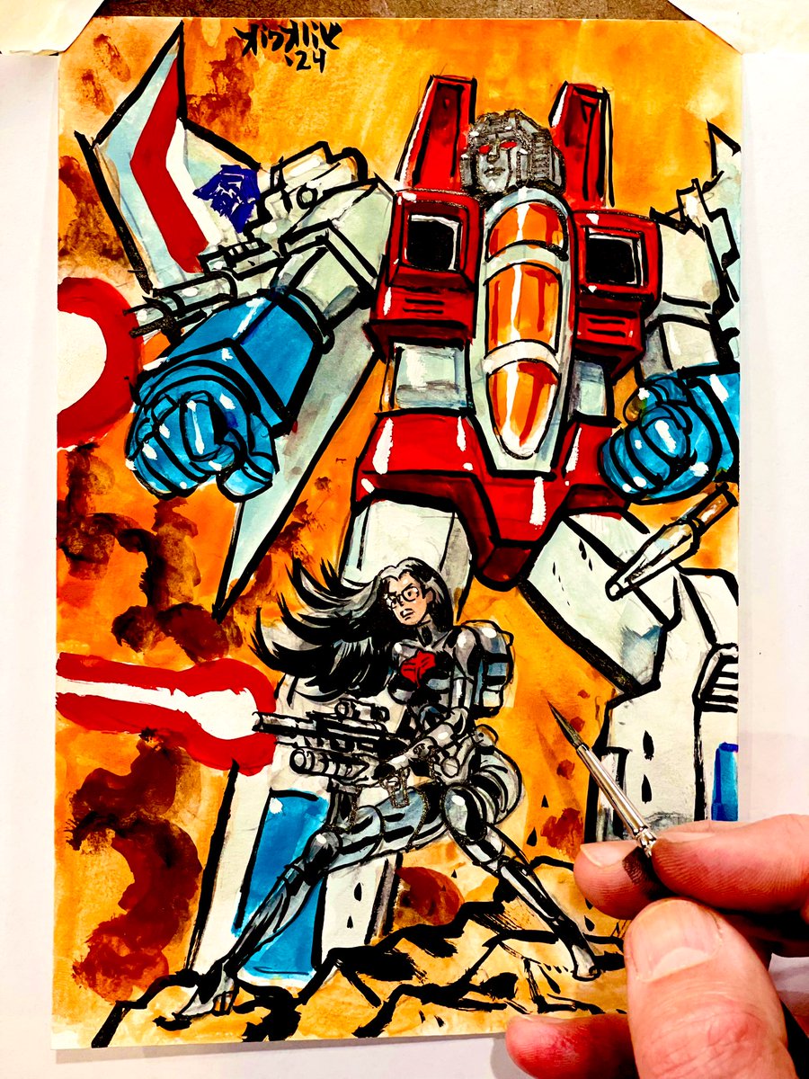 Baroness and Starscream! #transformers #cobra