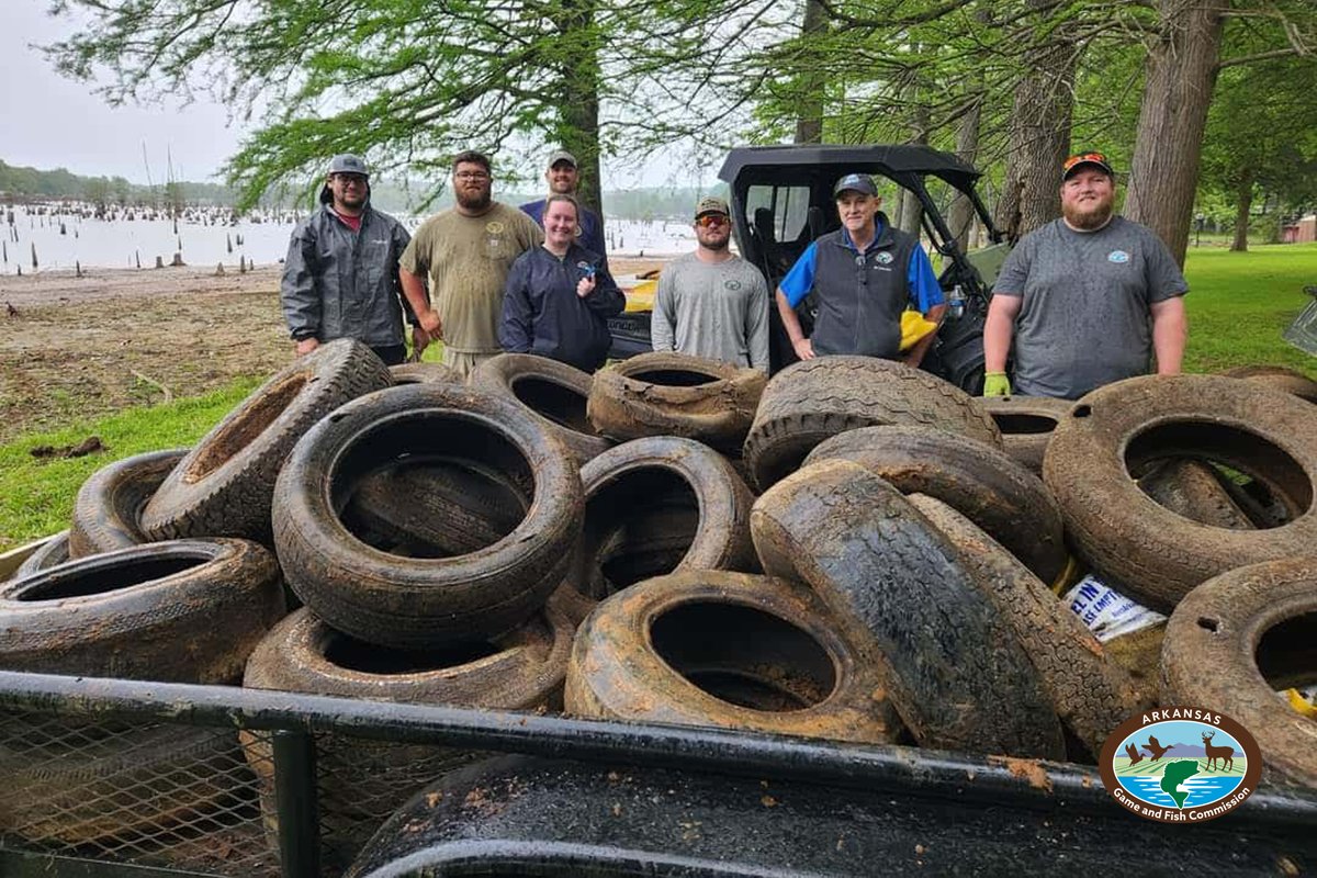 Second Lake Conway cleanup scheduled for May 16-19 MAYFLOWER — The Arkansas Game and Fish Commission will host the second of three shoreline cleanups at Lake Conway from 8 a.m.-4 p.m. May 16-18. 🗞️ Full details: bit.ly/3UUZZA6