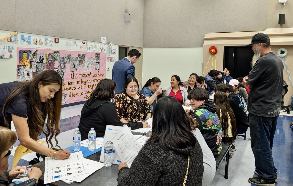 Our recent Family Academy was a huge success. Thank you to the California Council on Economic Education for providing our families with financial literacy workshops and to Leichty Middle School for providing a beautiful space for our families to learn.