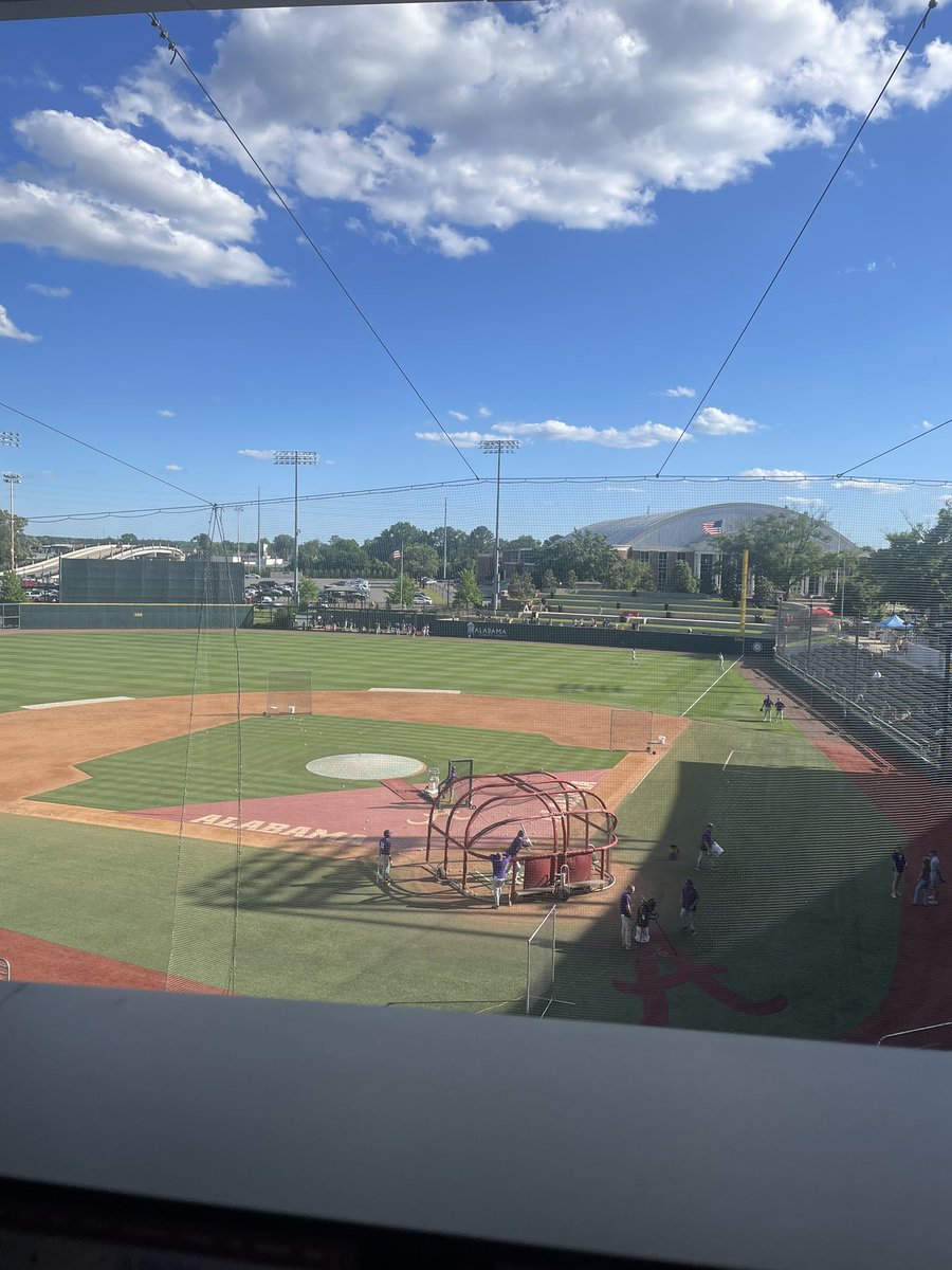 It’s a beautiful day for baseball here in Tuscaloosa! Follow along here and @Tide1009 for game 1 of Alabama and LSU.