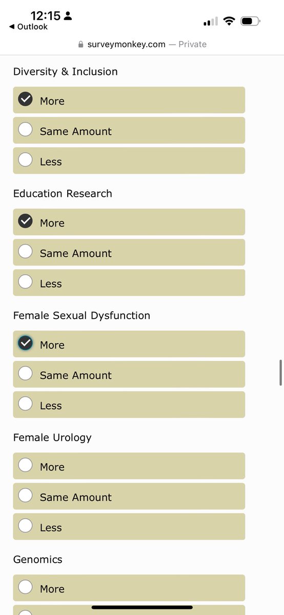 Urologists 👇 Check your email for a survey from the @AmerUrological and make sure to respond. Glad they’re soliciting feedback, looking forward to learning more…