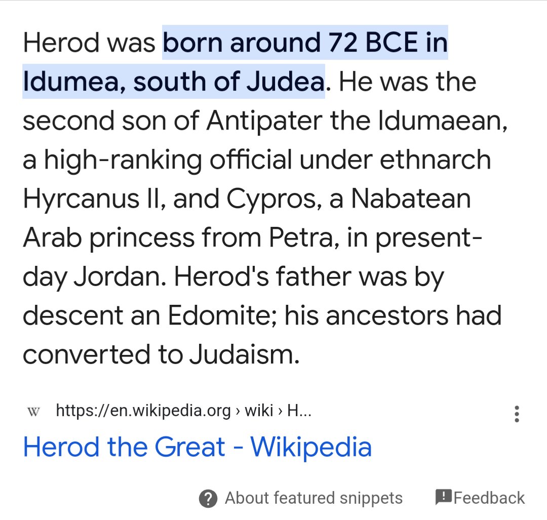 @nadiaaakd And even back then in Ancient Israel they were trying to convert people into the religion of Judaism. King Herod who was the King around the 2nd Temple period's father descended from Edom not Judea. The family converted into Judaism. Religion & Ethnicity are not the same.