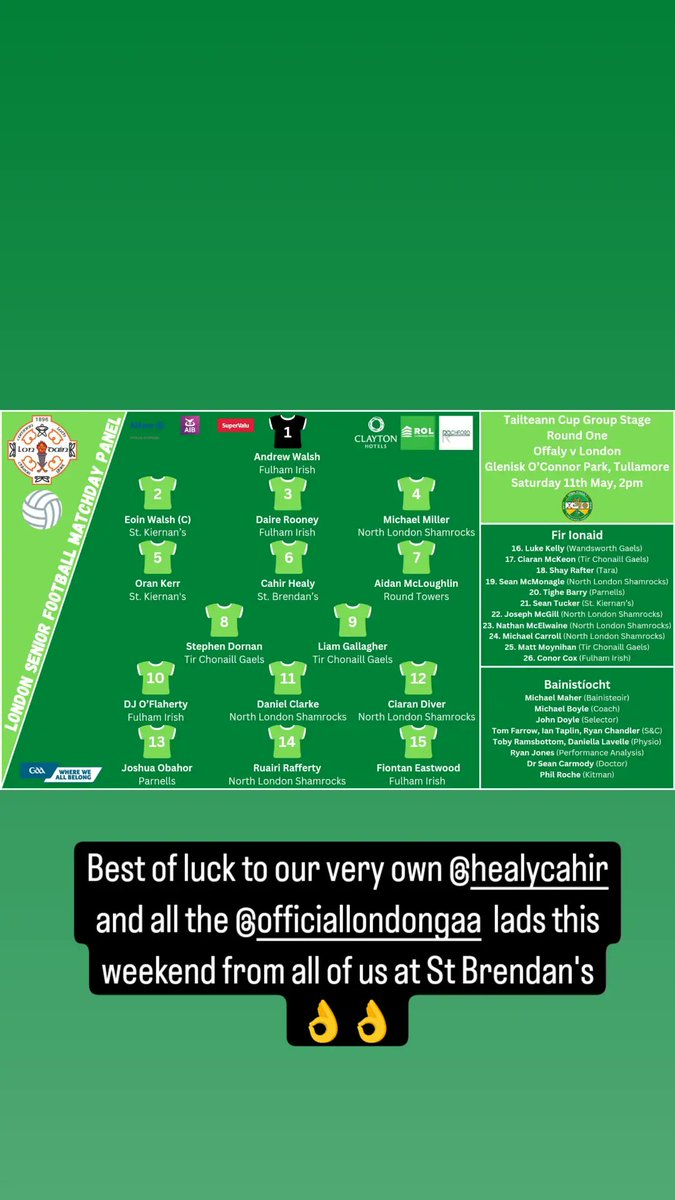 St Brendans GFC (@stbrendansgfc) on Twitter photo 