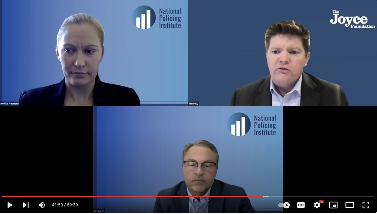 Thanks to @PolicingInst Jim Burch & Annelise Pietenpol & @tpdaly for leading the #LunchAndLearn examining state laws mandating reporting of lost and stolen firearms. Click ⬇️ for the webinar, research report & slideshow presentation. #GunViolencePrevention
joycefdn.org/webinars/maxim…
