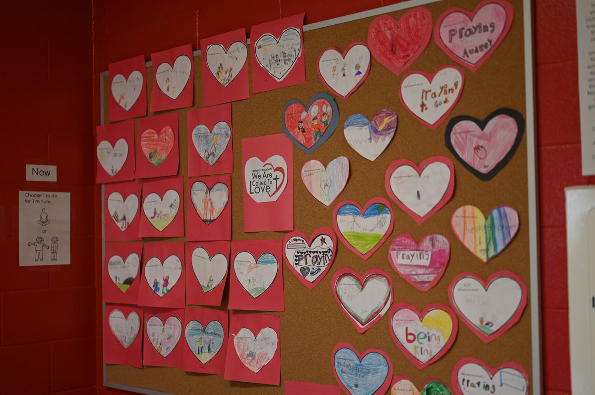 As Catholic Education Week comes to an end, we wanted to share some special images from the hallways of our schools to remind us that each and every day We Are Called to Love!