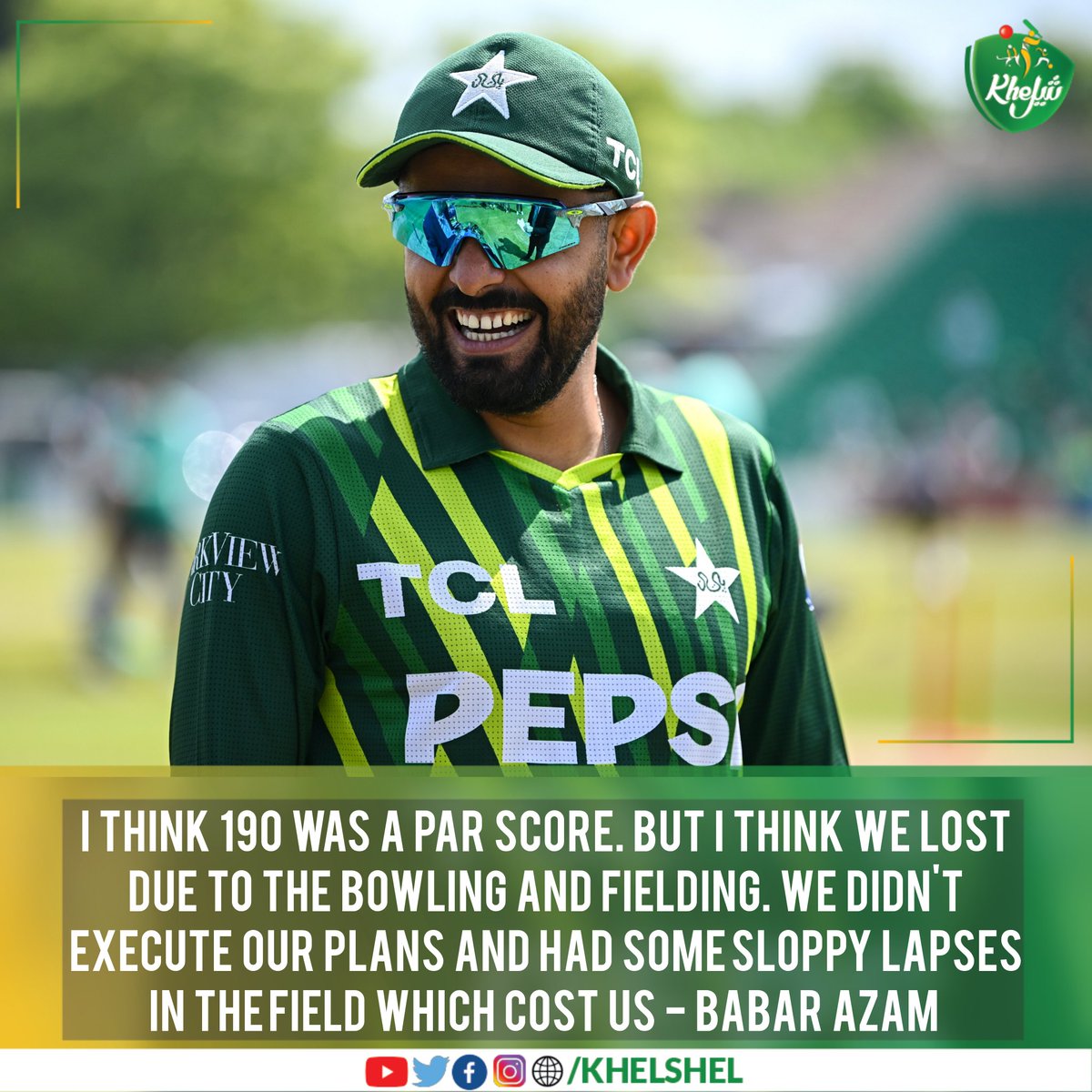 Babar Azam believes Pakistan lost the match because of the bowling and fielding. #IREvPAK | #Cricket | #Pakistan | #BabarAzam | #Dublin | #Ireland