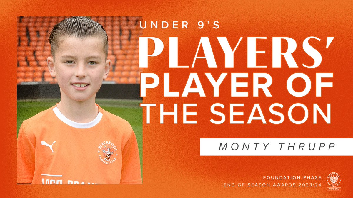 🏆 The Under-9's Players' Player of the Season goes to Monty Thrupp.

👏 Congratulations Monty!

🍊 #UTMP