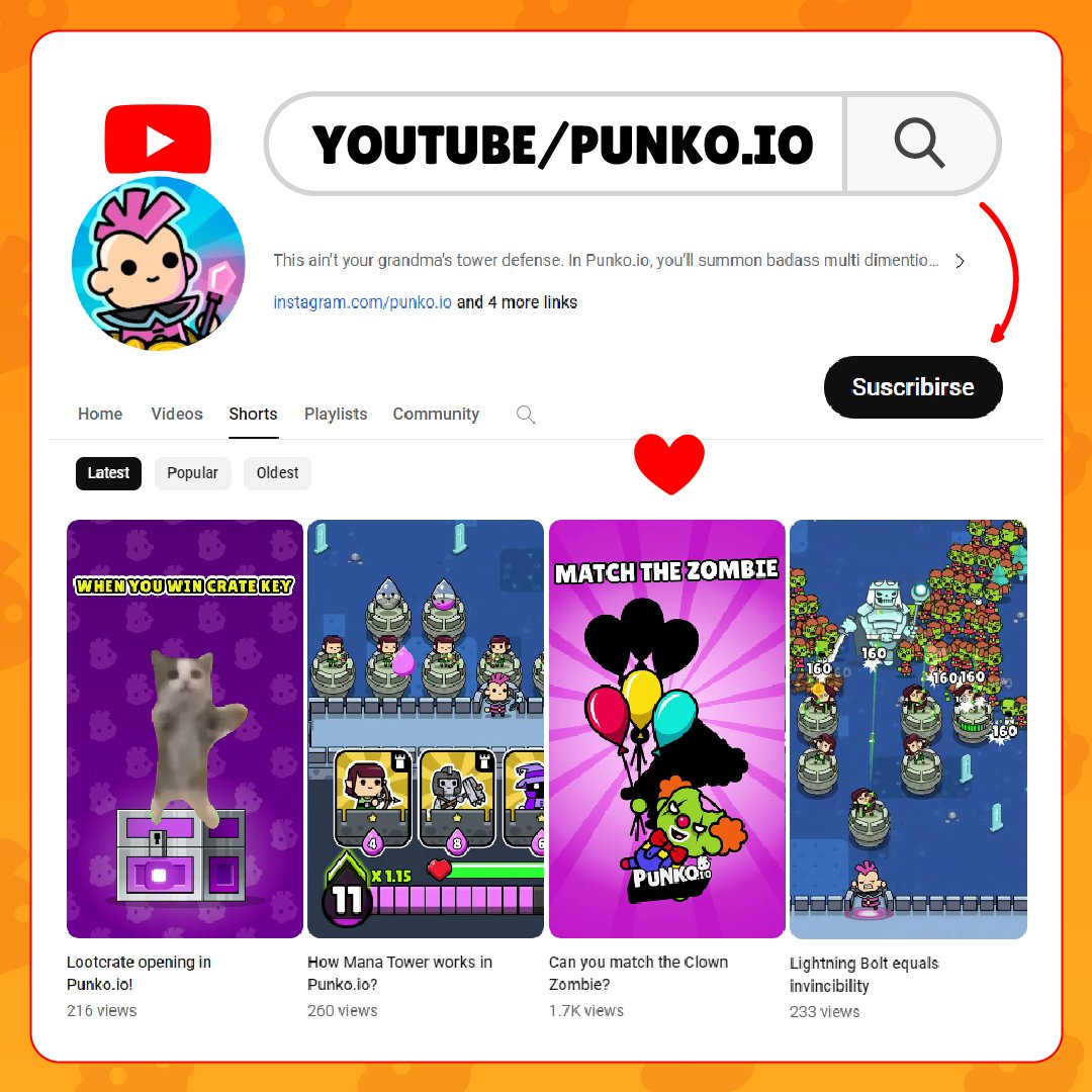 AgonaleaGames's tweet photo. ¿Querés ver videos divertidos mientras mejoras tus habilidades en defensa de torres?

Enterate de todas las novedades que se vienen, reite un rato, e incluso llevate códigos de recompensa, ¡son solo dos clics! https://t.co/e9xG5ESn3C 🎁

#Youtube #RewardCode #GiftCode #MobileGame https://t.co/LG4tkIZtLZ