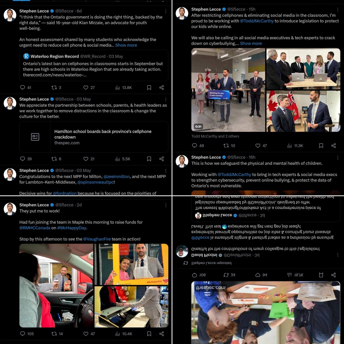 Mr_S_Ont's tweet image. During #EducationWeek the MoE has ZERO posts about the great work of #Onted

Only tweets are about what THEY plan on doing

Congratulates McDs, Police and even The Leafs

Thanks random PC MPPs for their work in Edu 

Never actual Educators.

Wonder why there is a "shortage"
