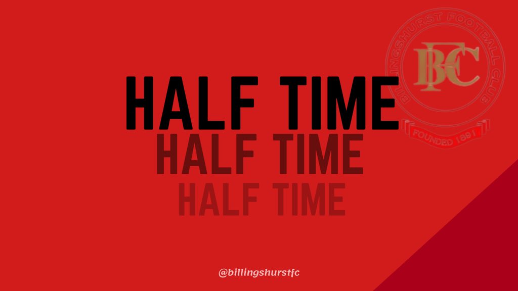 HT: @Henfield_FC Res 0 @Southwater_FC Res 0. Henfield down to 10 men