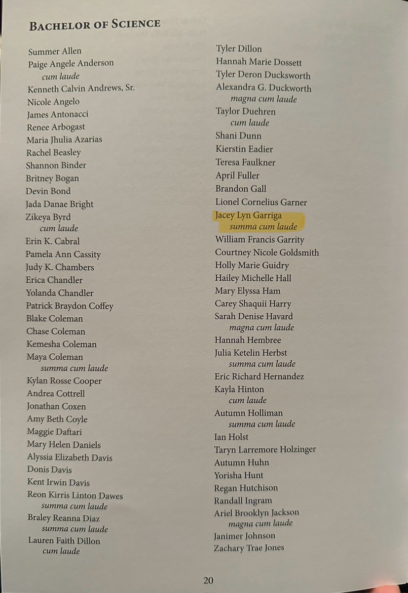 Graduation Day for Jacey!! Proud is an understatement! Completing a degree w summa cum laude in 3 years while playing volleyball is no small task. Thanking God for the blessing you are!! ❤️