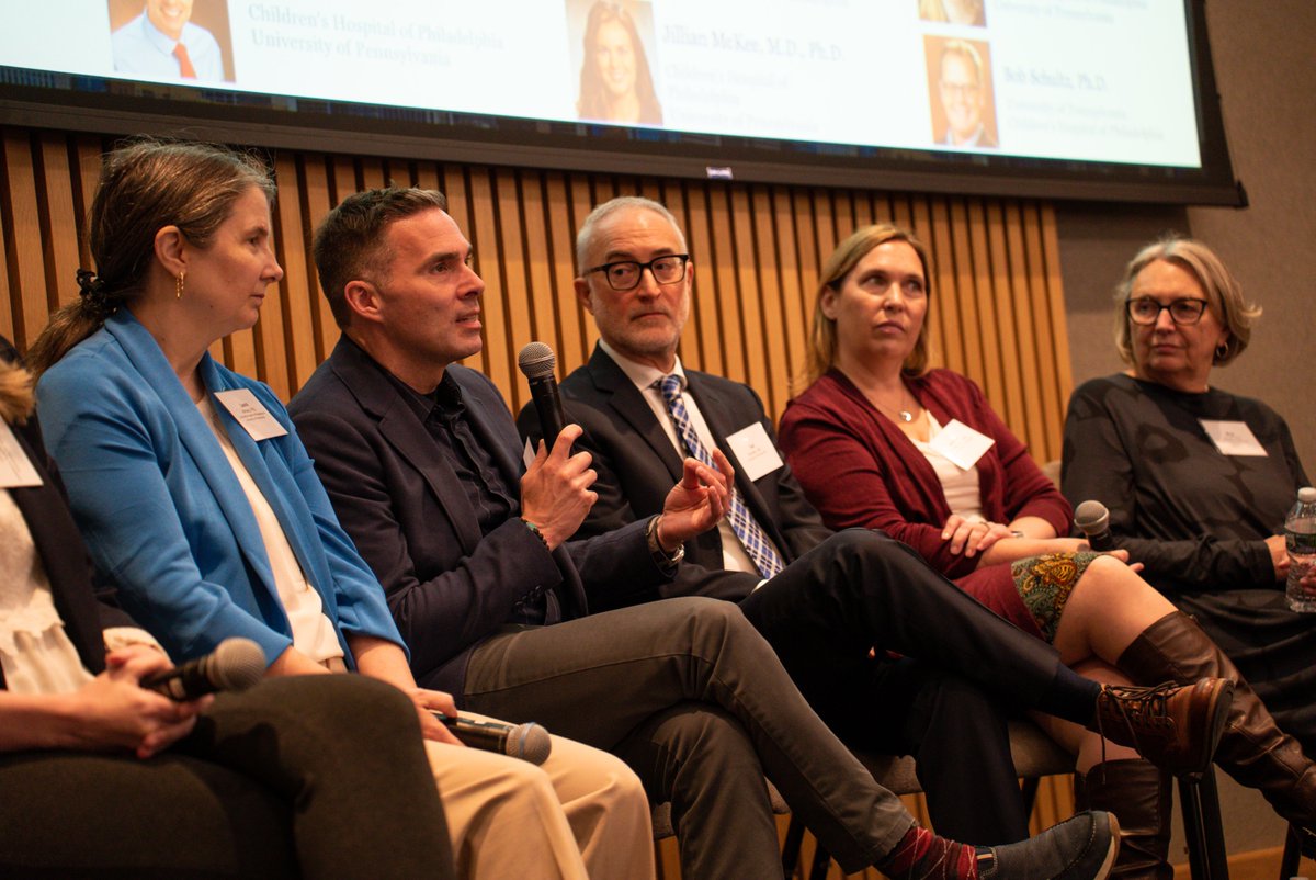 Researchers from @PennMedicine and @ChildrensPhila convened for an #autism research symposium. Interim Dean @jonepstein1 celebrated the 'quantum advances' in medicine brought about by this collaboration and expressed confidence in future breakthroughs.