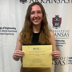 UNL Chemical & Biomolecular Engineering (@unl_chemeng) on Twitter photo Congrats to Kaitlyn McKenzie for earning first place for Technical Presentation at the AIChE regional meeting on May 6th!
engineering.unl.edu/kudos/240430/c… Congrats to Kaitlyn McKenzie for earning first place for Technical Presentation at the AIChE regional meeting on May 6th!
engineering.unl.edu/kudos/240430/c…