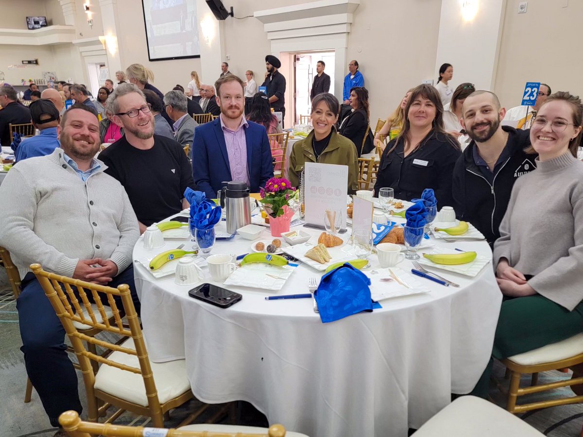 Sharing a meal, sharing a purpose. The @alittlebud_bc team proudly supported the @SurreyFoodBank 21st Annual Breakfast with the Bank. Together, we're building a stronger community. #SurreyFoodBank #breakfastatthebank #CommunityBuilding #SurreyBC #ALittleBud