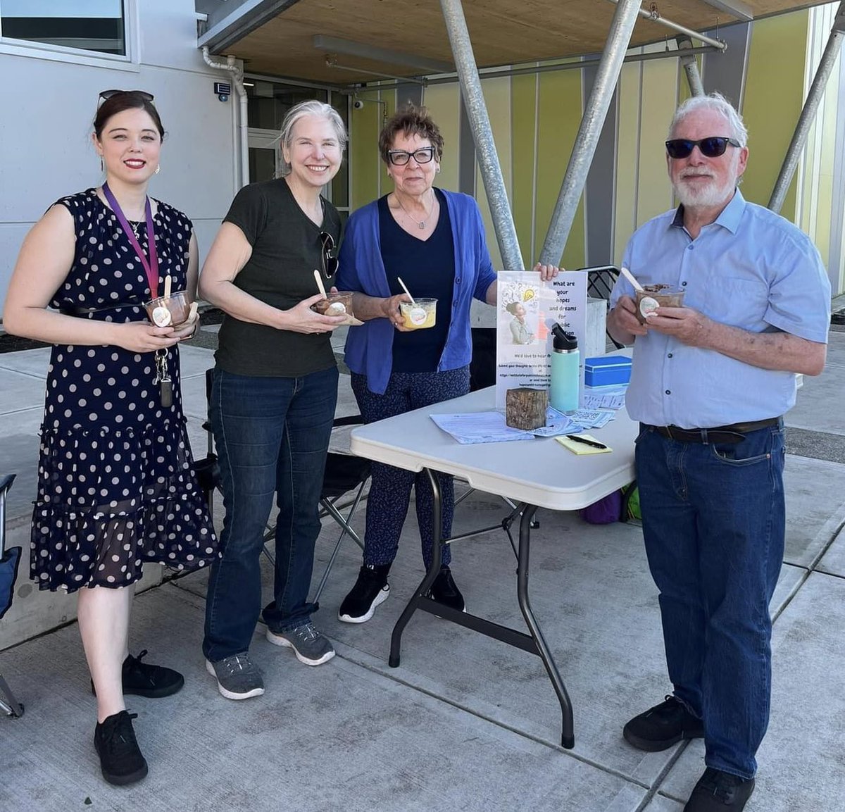 Thank you, Chilliwack Teachers’ Association, for inviting us to talk with early career teachers about their Hopes and Dreams for public education in BC. We really appreciated being there. (Loved the smoothie bowl treats, too!) #bced #PublicEdPublicGood