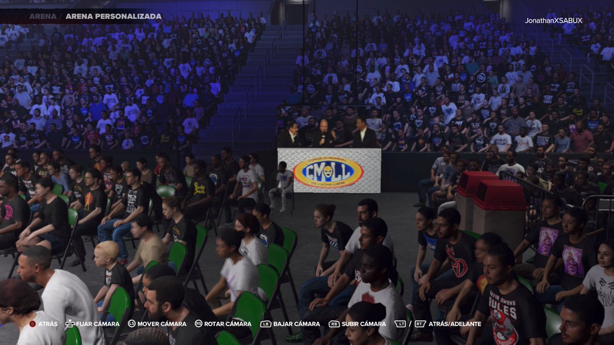 JonathanSABU's tweet image. Arena Mexico v2 para #WWE2K24
Se agrego la zona izquierda (el ring en las gradas), la mesa de comentaristas en el público, mejore la zona Freedom y con la novedad de las escaleras en el escenario, además el titantron es funcional 
Gracias a @PrinceMartyM
Disfruten y compartan 🫶🏼