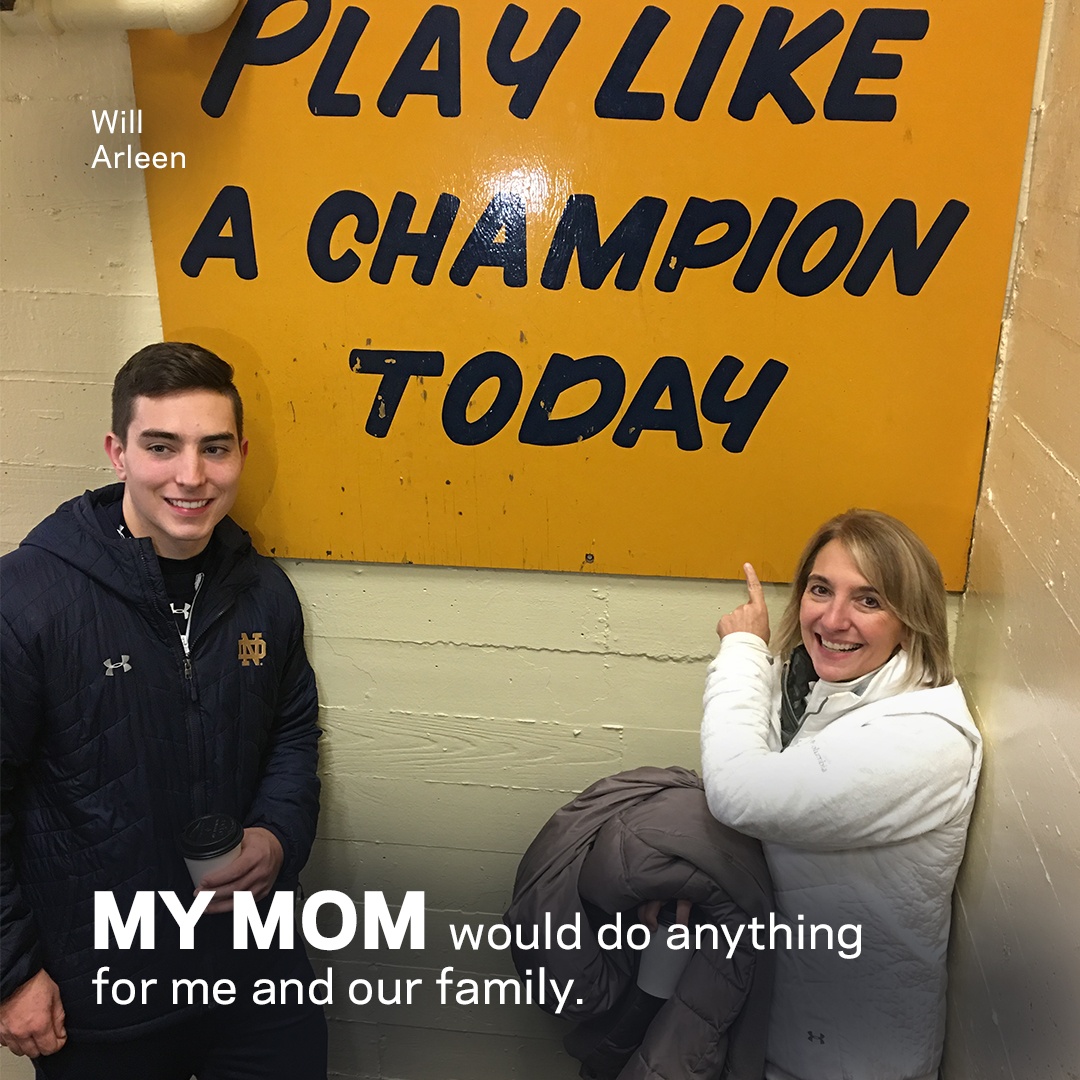 Members of the Notre Dame family describe their moms as their biggest supporters, role models, best friends, and greatest gifts. With #MothersDay around the corner, send your mom or mother figure a simple message!