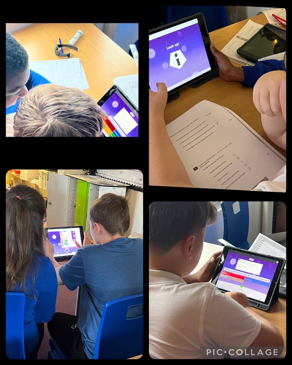We enjoyed using @Kahoot ‘s new ‘Robot Run’ this week to mark our reading revision questions ☑️ @satrust_ #DREAMers