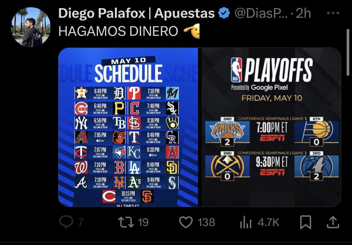 TipstersBetFree's tweet image. Vamos a aprovechar la racha de @DiasPerfectos 🤩

100 ❤️♻️🗯️ y regalamos todas sus apuestas. 

Si no llegamos a la meta regalaré las apuestas solo a los que dejen sus reacciones 😎

No olvides unirte al grupo 👇👇👇
t.me/+WUEnl6X4SNg4M…