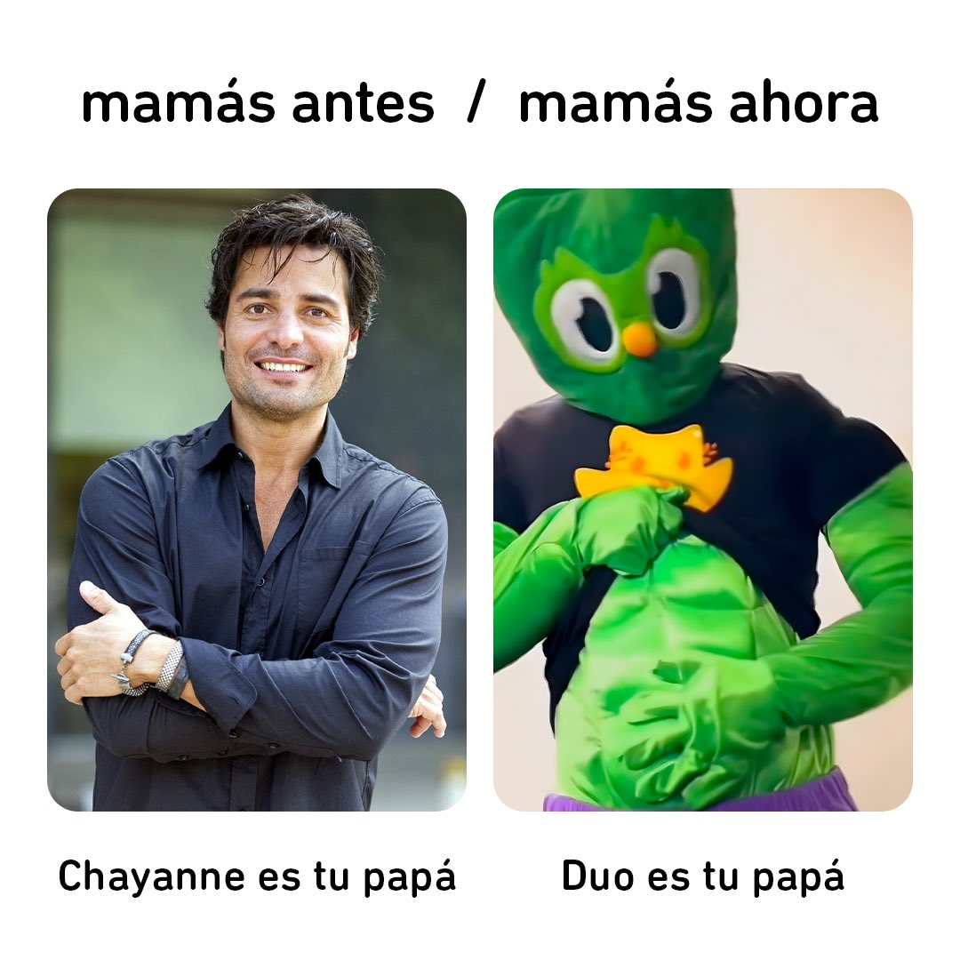 Chayanne no les ayudaba con su tarea de inglés 😉 #DíaDeLasMadres