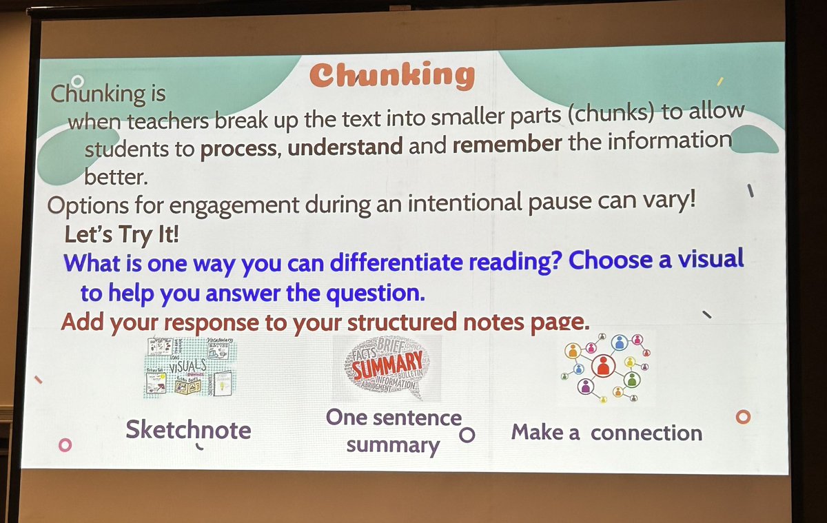 Love learning about text chunking at #MABEMI24 with @jen_esl!