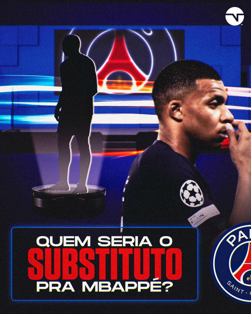 Diz aí, quem é o substituto ideal de Mbappé para o PSG? Esse nome já existe no elenco atual ou eles terão que buscar na próxima janela? 👀💸