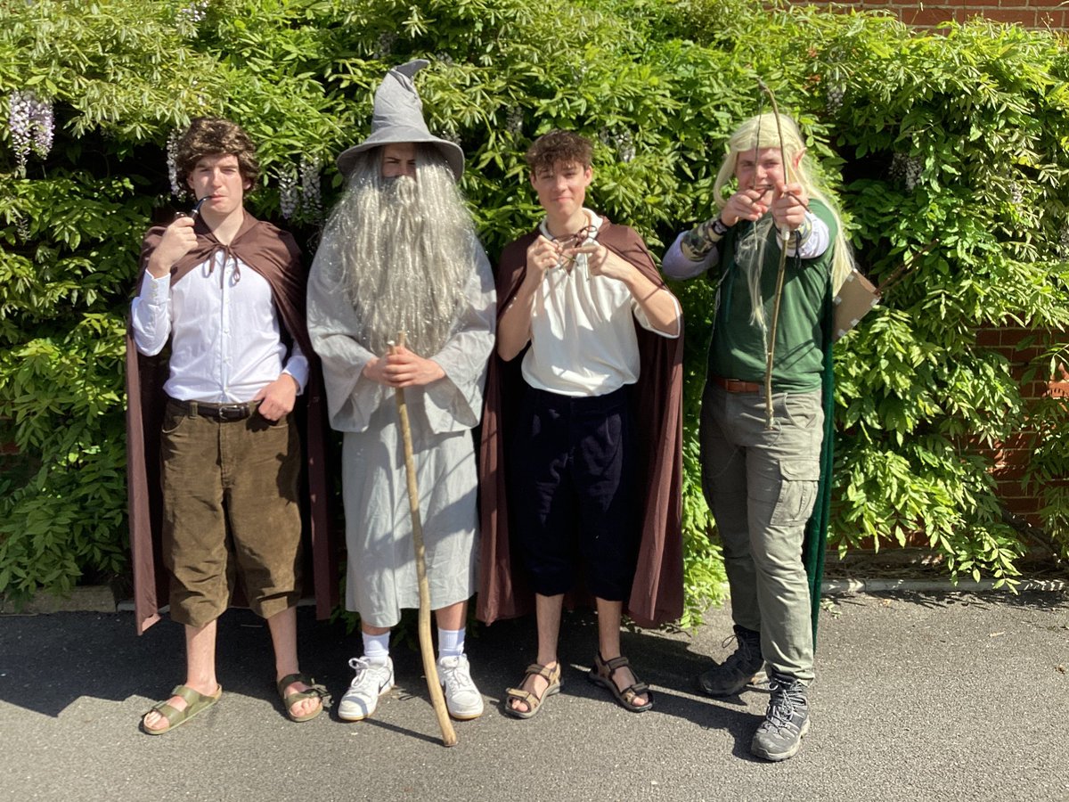 Today our Year 13s had their end of Sixth Form leavers celebrations - it was great to see the the friendship groups joining together for some fancy dress fun before their A level exams start next week.