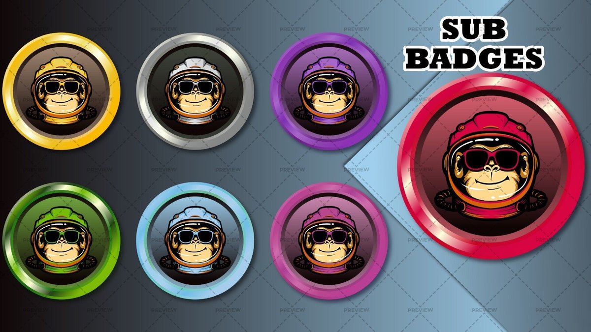 Earning these sub badges is like unlocking levels of loyalty. Thanks for being part of the journey! 🌟📷 #artist #gamer #youtuber #subscribe #youtubechannel #twitch #streamers #streaming #GamerLife #YouTubeFamily #TwitchGraphics #TwitchPartner #badges (Reference image from web)