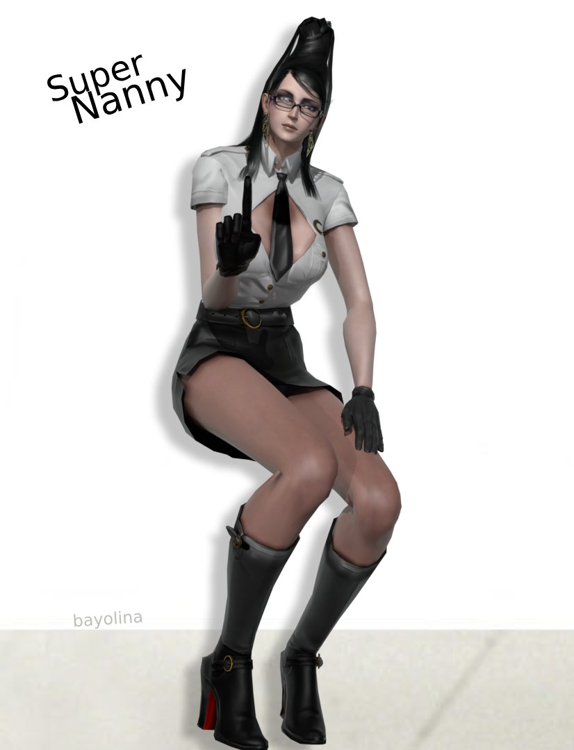 bayonettasimp69's tweet photo. SuperNunny bayo 
#bayonetta #Bayonetta2 #bayonetta3 https://t.co/nYUfNKqdAd