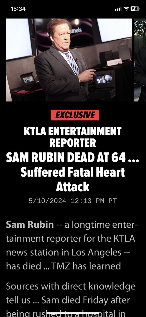tanner_sj's tweet image. Awful news @thismorning #ripsamrubin #ktla @KTLA