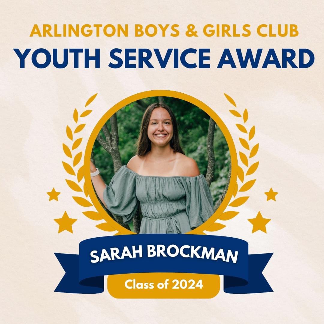 CONGRATULATIONS to AC Senior Sarah Brockman for being selected by the @ABGClub as the 2024 winner of their Youth Service Award! Sarah will be honored at their Annual Celebration on May 16th! #WeAreAC #RCAB #OneCommunityOneSchool #RigorousCurriculum #FaithBased #CatholicSchool