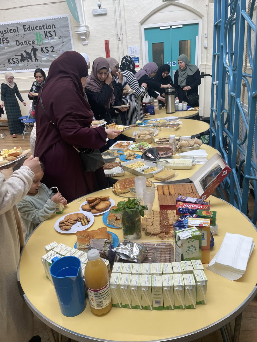 MrsKaurAT's tweet photo. The PTA arranged a delicious variety of breakfast dishes for our cultural breakfast morning today- it was a delicious event! Well Done to our fab PTA🥞☕️🥮😊@arktindal https://t.co/1aShSN0RU1