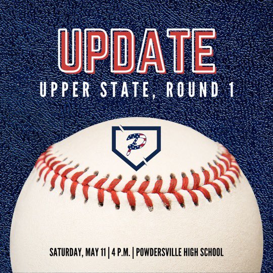 New game time for tomorrow, 4:00 at home. Come support your Patriots in the first game of Upper State!