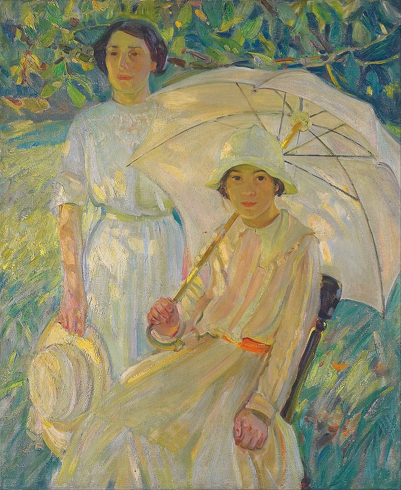 Helen Galloway McNicoll  (1879-1915)
 'White sunshade', c1912