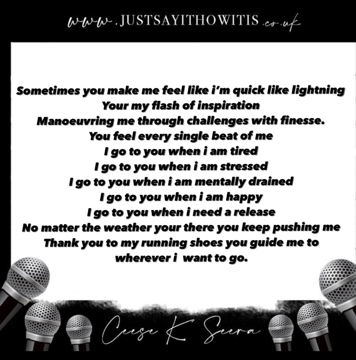To My Running Shoes 💥😍
#poetry #poetrylovers #Poem