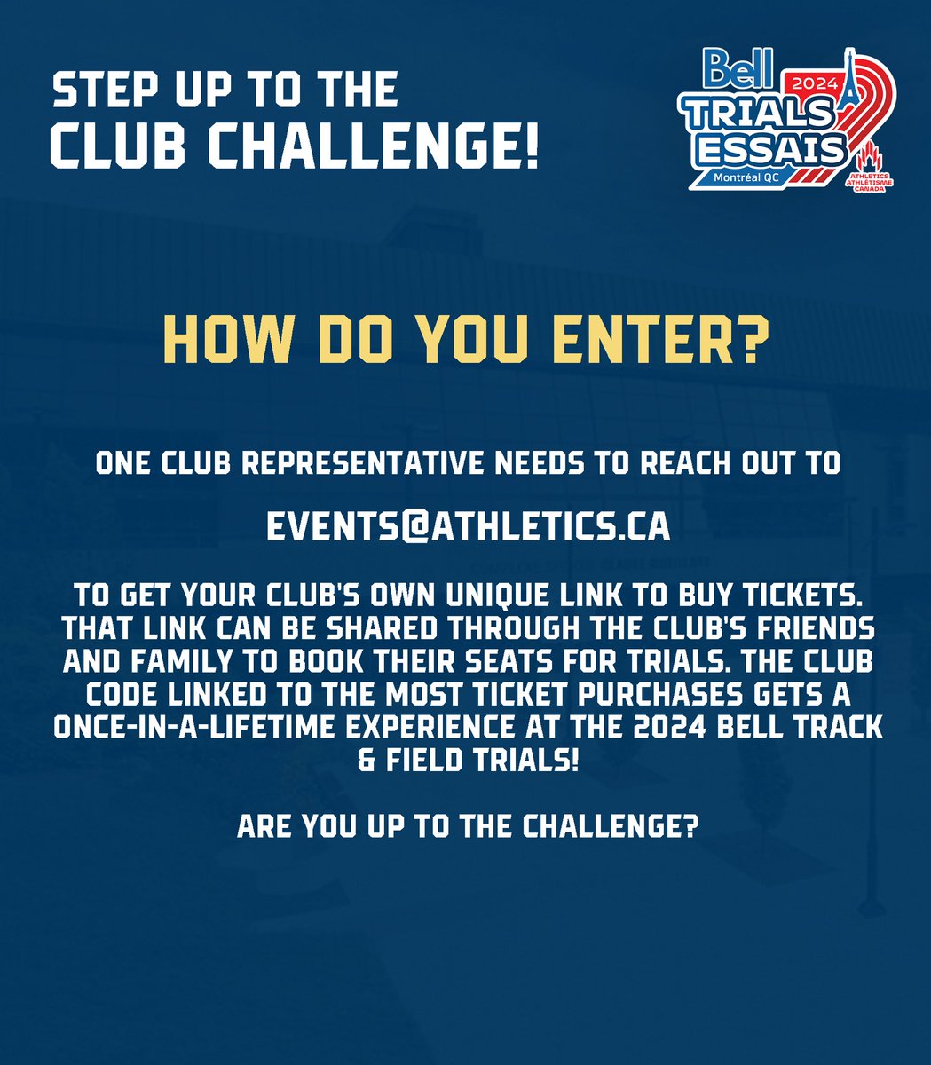 Step up to the CLUB CHALLENGE 📣 Click the photos for details on how to enter to win!