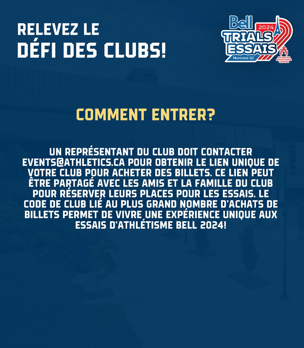 Relevez le défi du CLUB 📣 Cliquez sur les photos pour savoir comment participer et gagner!